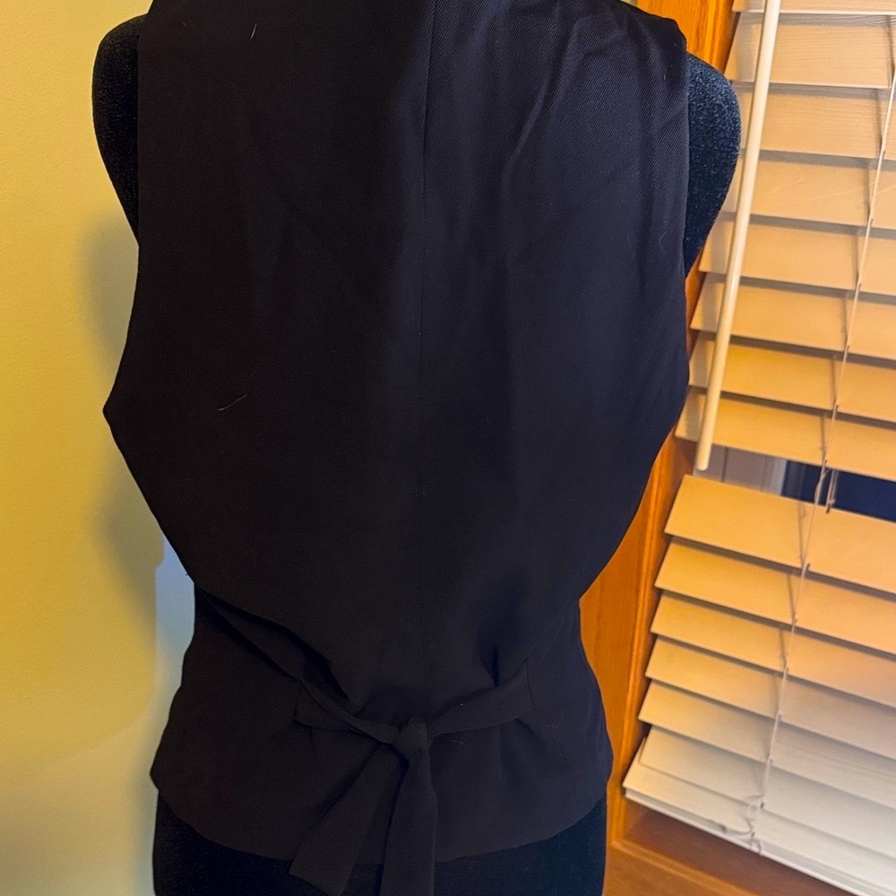 Current Air Black Button Down Vest - image 2